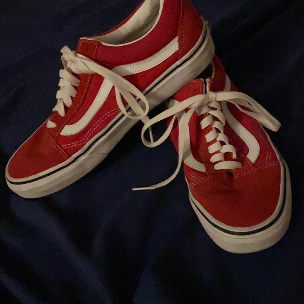 Red Old School Vans